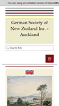 Mobile Screenshot of germansociety.org.nz
